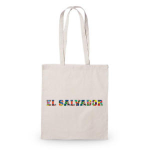 Tote Bag con illustración EL Salvador