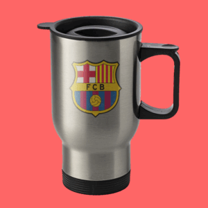 Taza Térmica de acero con ilustración escudo del Fútbol Club Barcelona