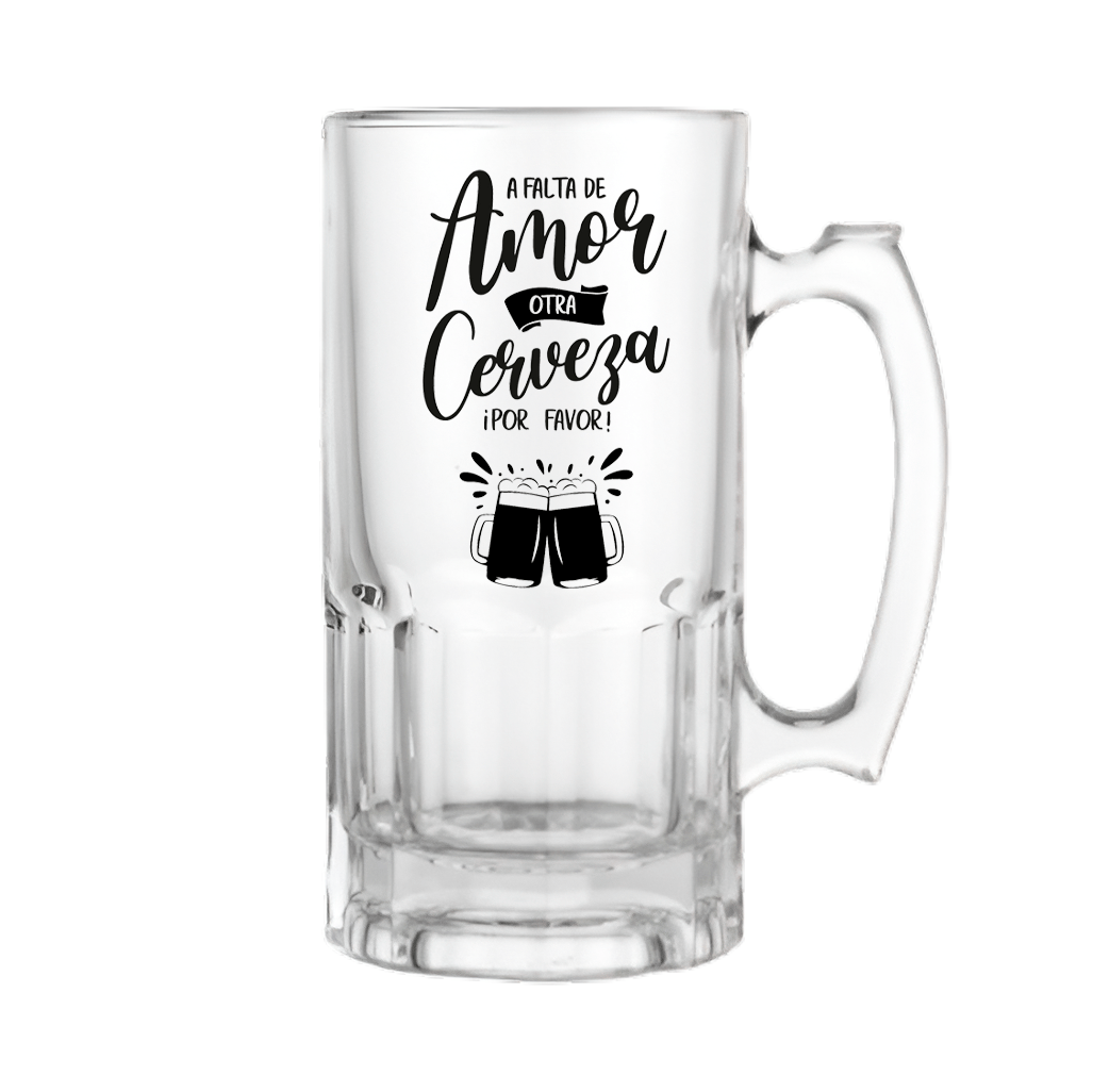 Super Jarra Cervecera a falta de amor otra cerveza por favor - Imagen 3