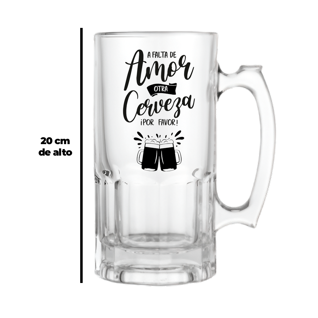 Super Jarra Cervecera a falta de amor otra cerveza por favor - Imagen 4