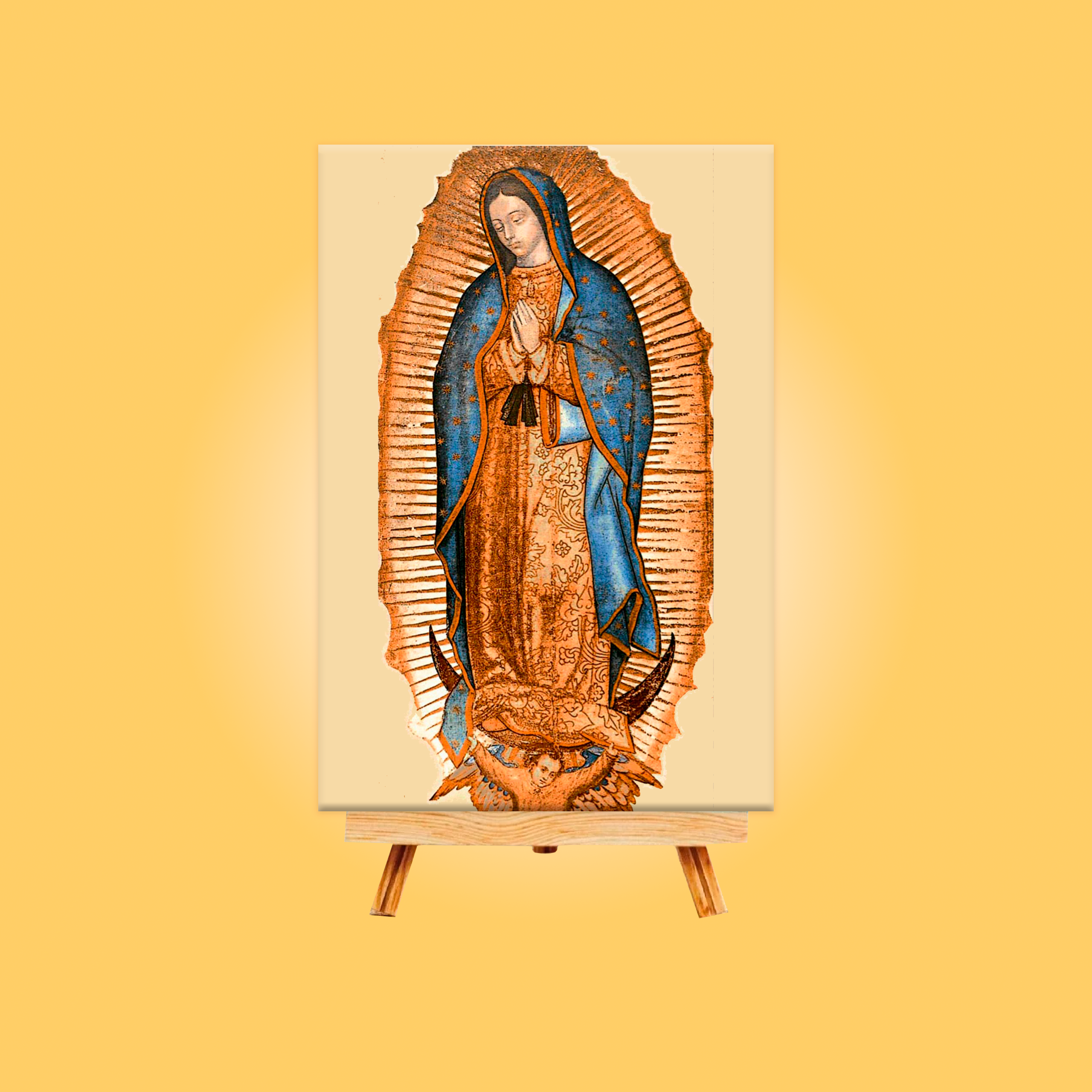 Ceramica ¨8x12¨Virgen de guadalupe